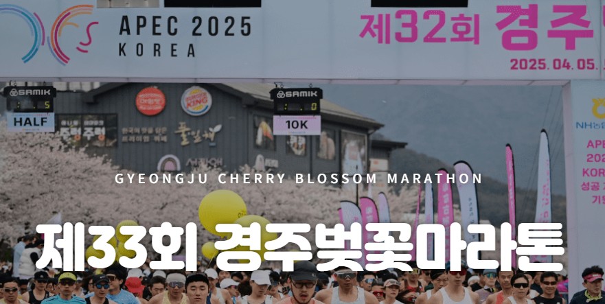 경주 벚꽃마라톤
