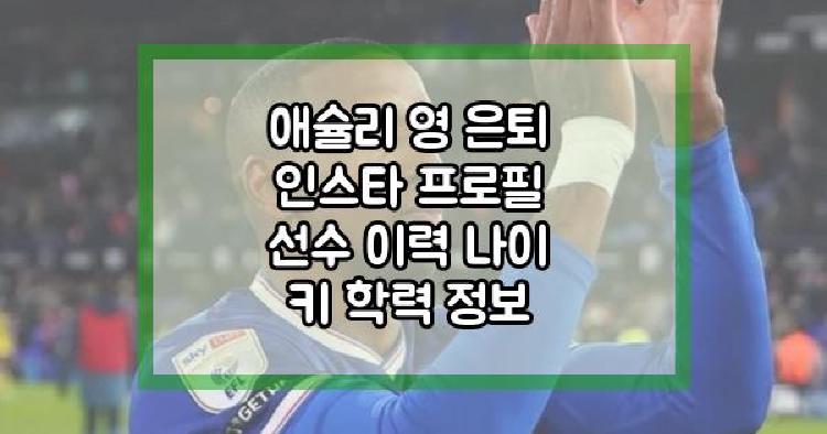애슐리영 은퇴