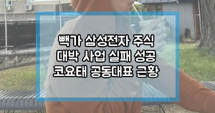 빽가 삼성전자