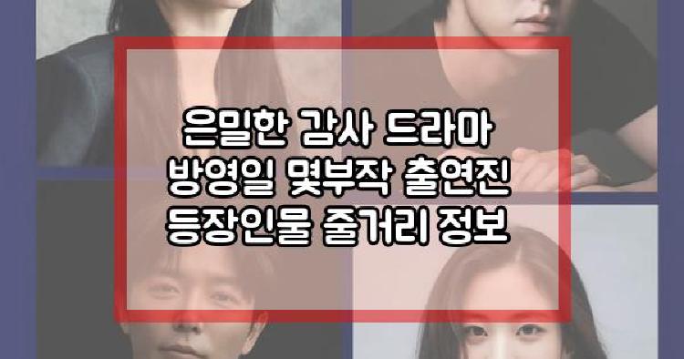 은밀한 감사 드라마
