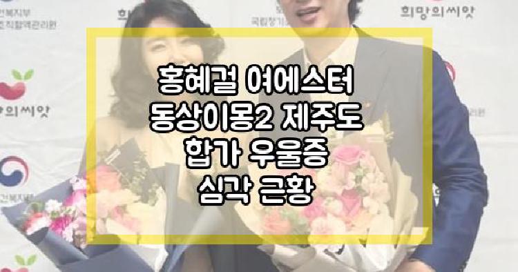 홍혜걸 여에스터 동상이몽2