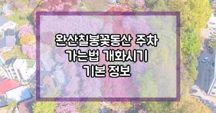 완산칠봉꽃동산