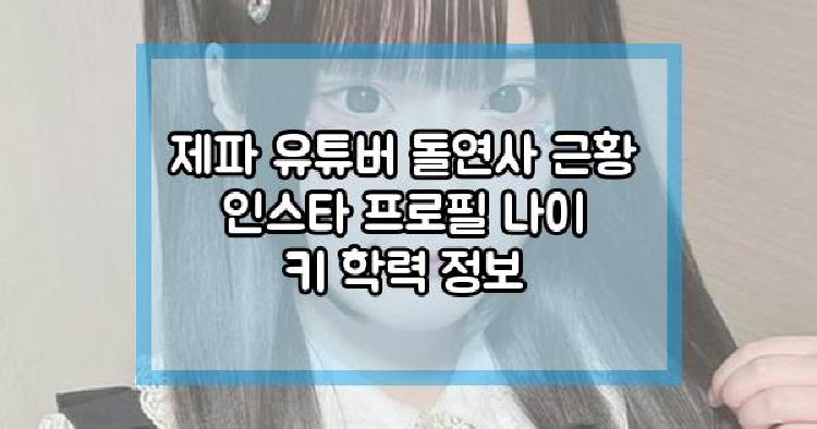 제파 유튜버