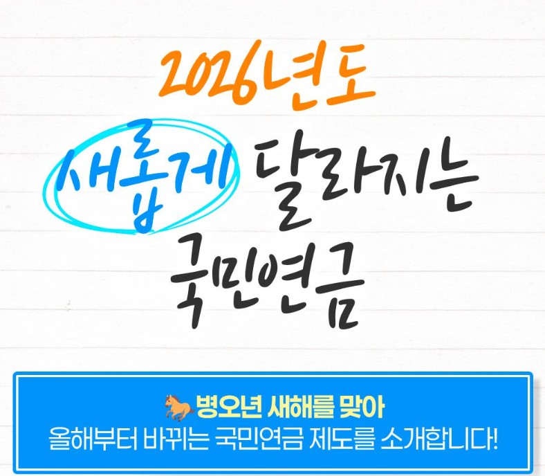 국민연금 월 최고액 변경 안내