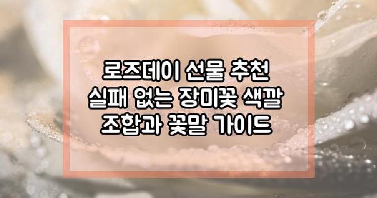 장미꽃 로즈데이