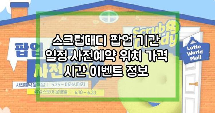 스크럽대디 팝업