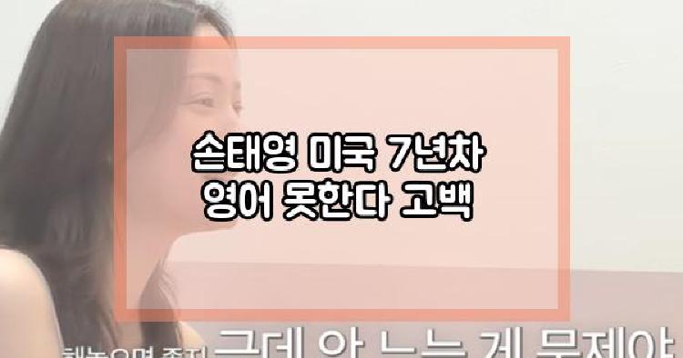 손태영 미국 7년차