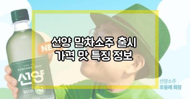 선양 말차소주
